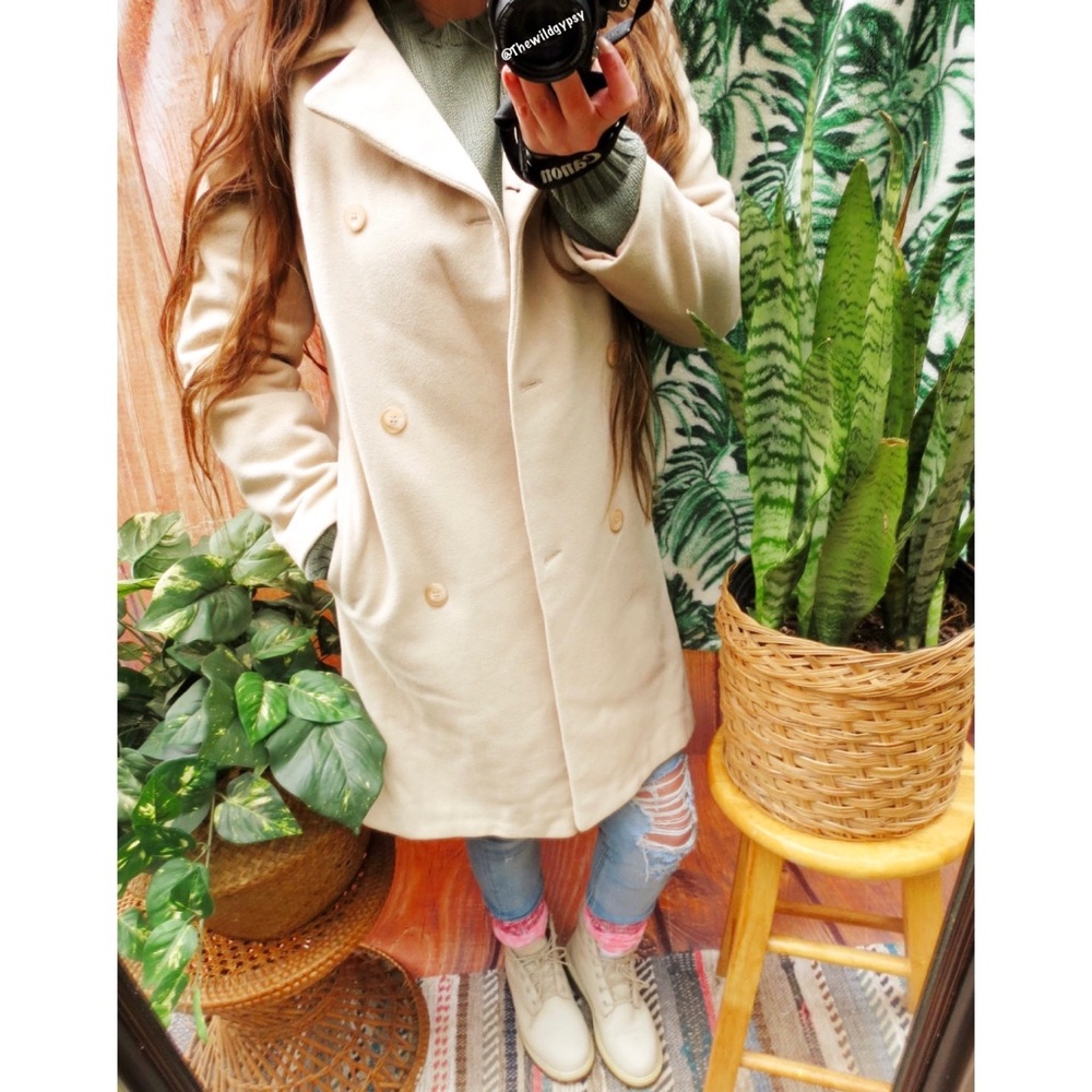 Vintage etam ultra warm thick cozy trench coat 🍂 - Picture 2 of 8